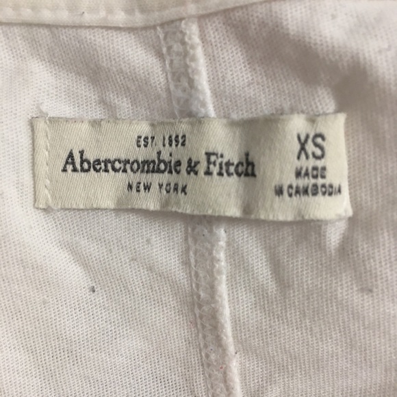 Abercrombie & fitch t shirt size XS elephant design tank top cute comfy blouse - Picture 2 of 2